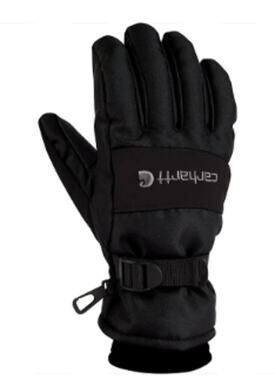 Carhartt Men's Waterproof Insulated Winter Cold Weather Gloves SZ Medium Black